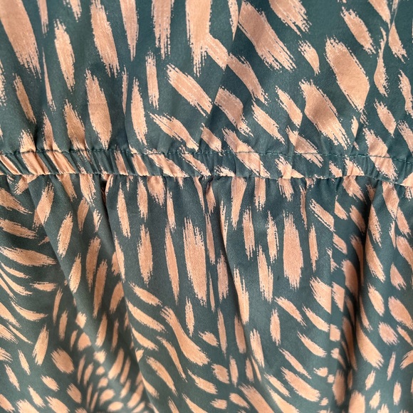 Forever 21 size 2x dress tan and Kelly green - Picture 2 of 3